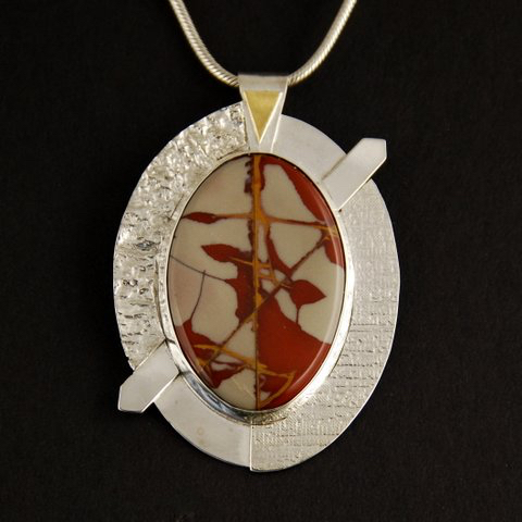 pendant with Noreen Jasper cabochon